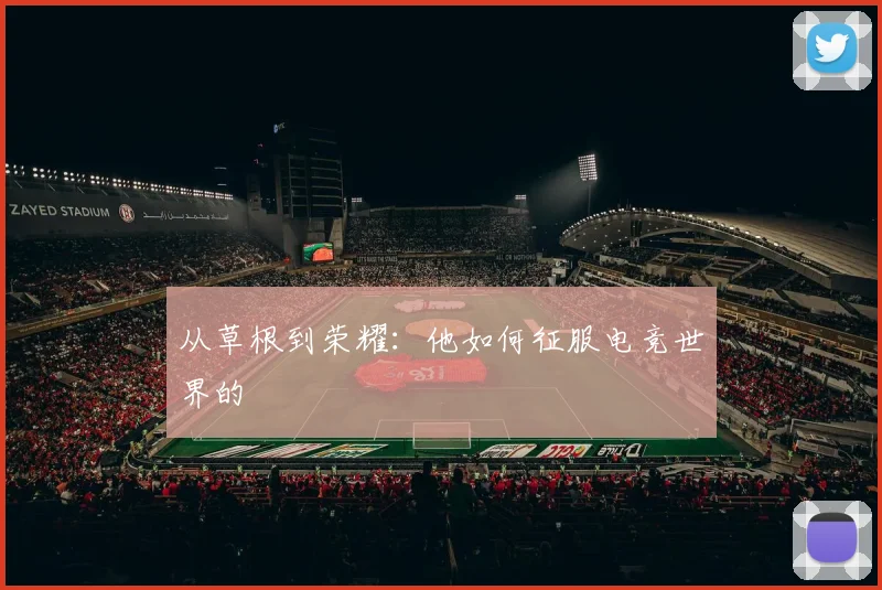 从草根到荣耀:他如何征服电竞世界的